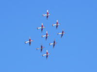 Turbo-Props in Diamant Formation.