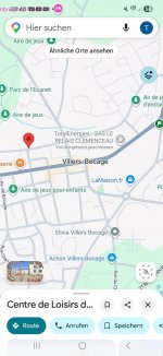Villers-Bocage heute: Straßenbild im Bereich der markierten Position 7.