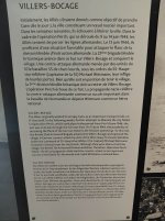 La Cambe-Ausstellung: Villers-Bocage, 13. Juni 1944.