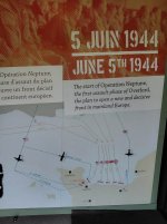 Airborne Museum: Karte zum Beginn der Operation Neptune am 5./6. Juni 1944.