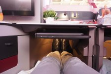Qatar-Airways-unveiling-ceremony-TPG-testing-foot-well.jpg