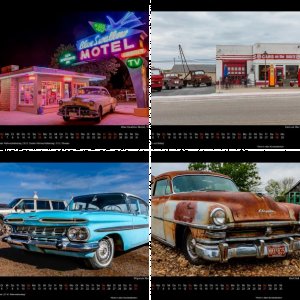 Cars on Route 66 Kalender 2020