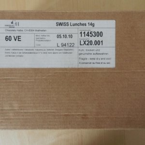 Schokokarton alt