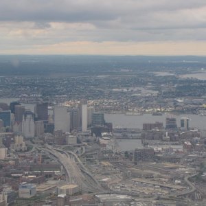 Anflug auf Boston