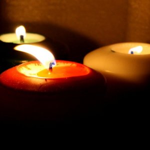 Burning candle