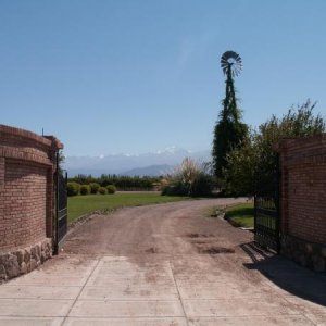 Mendoza / Einfahrt Weingut