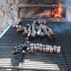 Mendoza / Weingut Zucchardi - Restaurant mitten in den Reben - ein Traum