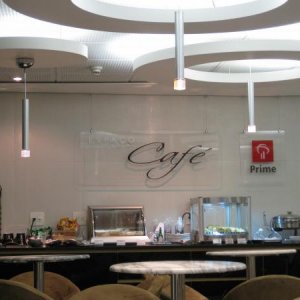Snack-/Cafebereich AMEX Centurion Lounge T1 in GRU