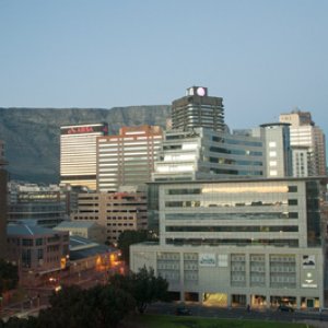 Blick auf die Stadt und den Tafelberg
