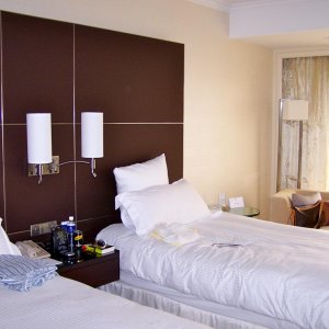 Singapore Hilton Schlafraum