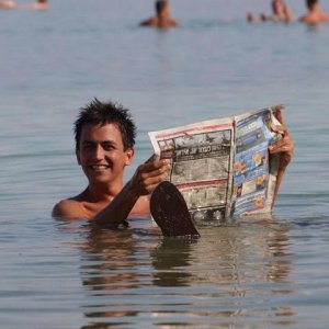 dead sea swimming