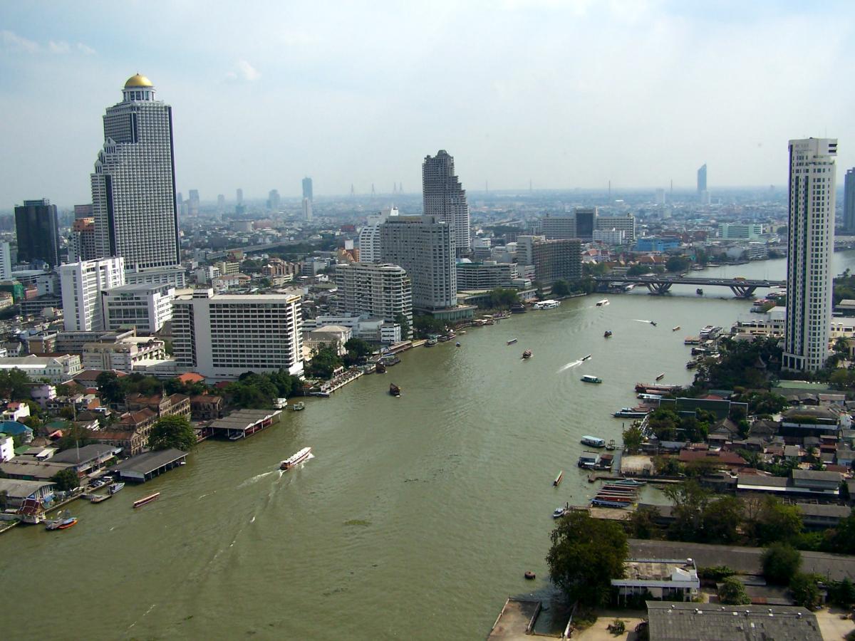 Bangkok Hilton Dachterrasse