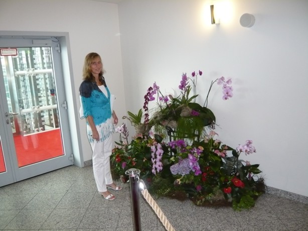 Blumen fÃ¼r die Frau kommen immer gut an...