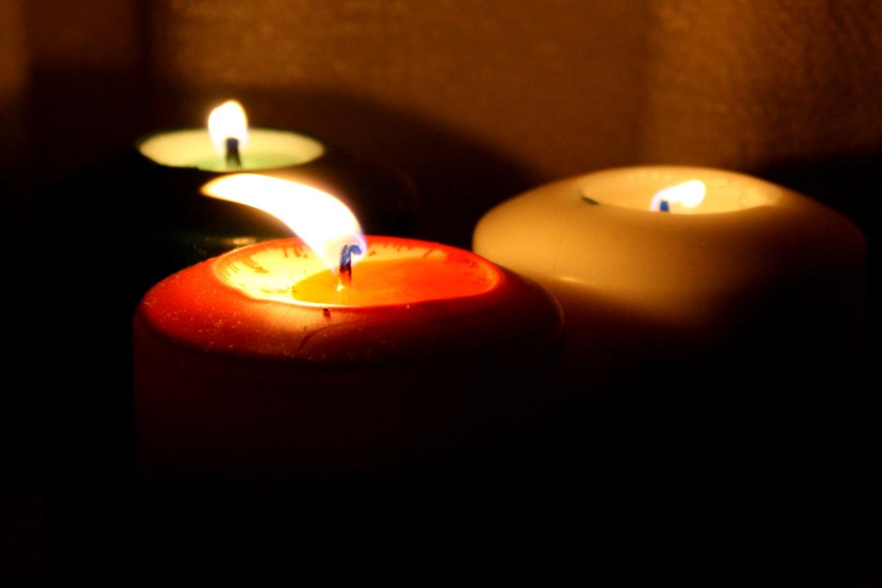 Burning candle