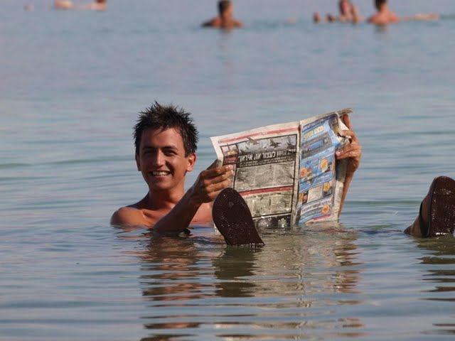 dead sea swimming