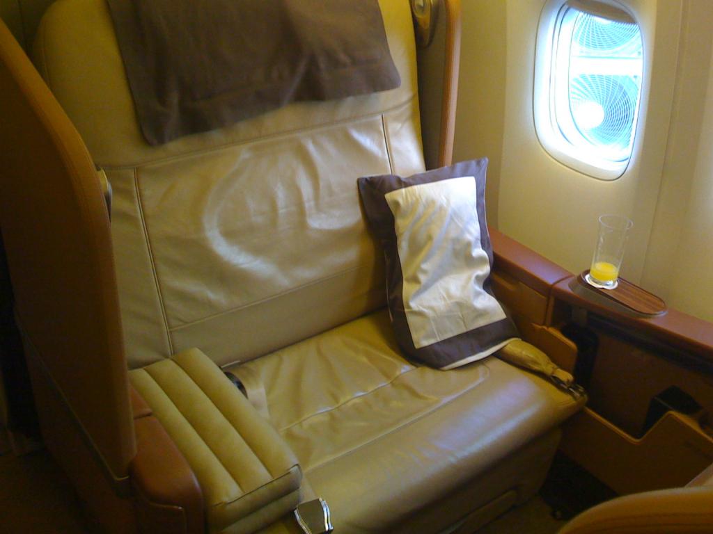 First Class Sitz B777-300ER