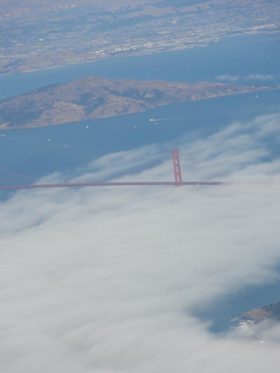Golden Gate Bridge
vom Flieger aus