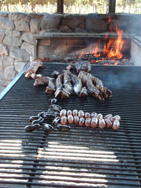Mendoza / Weingut Zucchardi - Restaurant mitten in den Reben - ein Traum