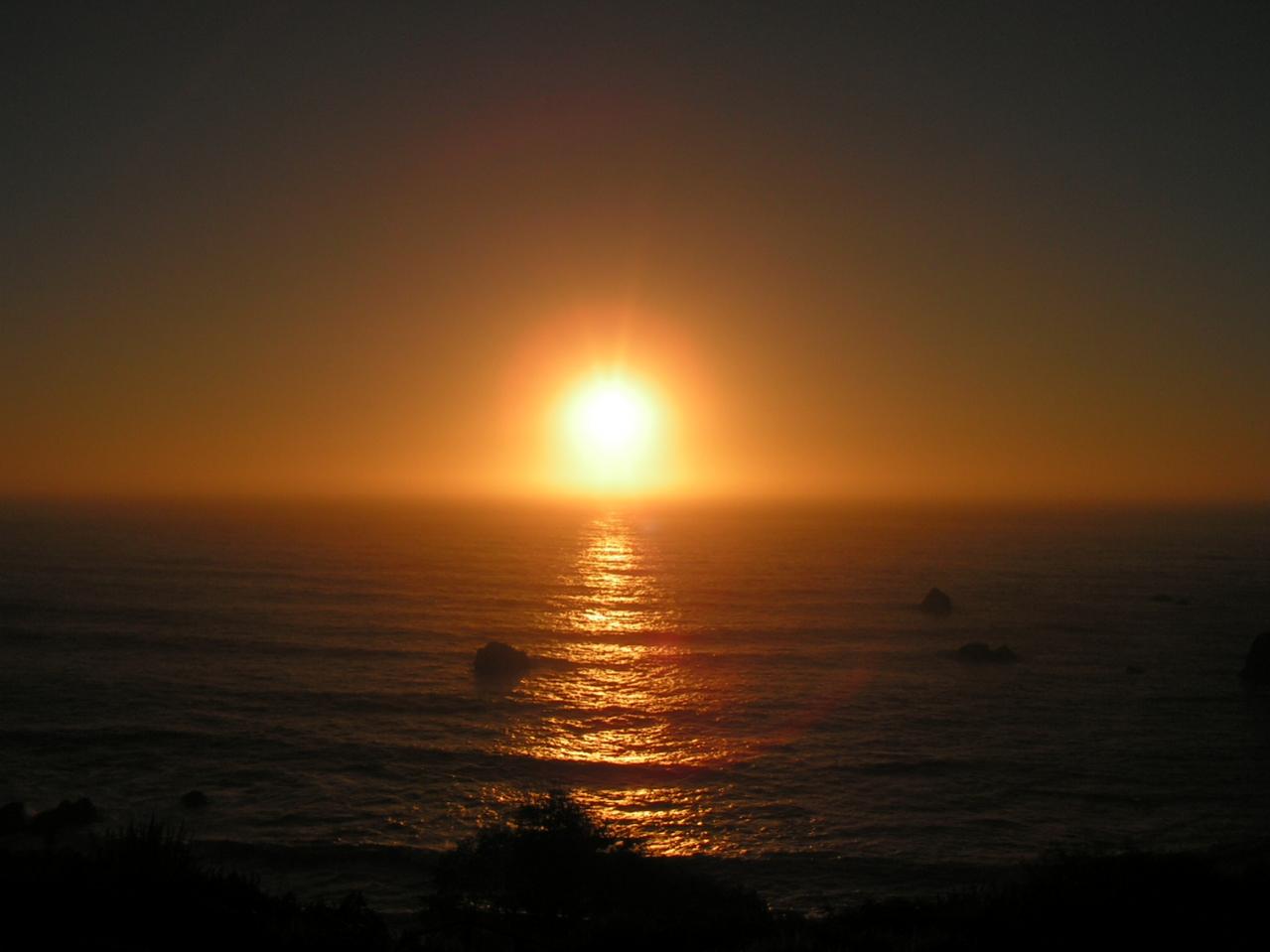 Sonnenuntergang Turtle Rocks Inn